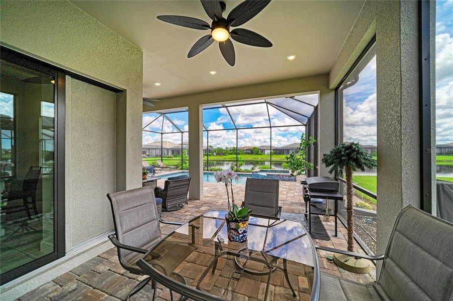 Exterior details and patio area of a home in , Nokomis (Image 34).
