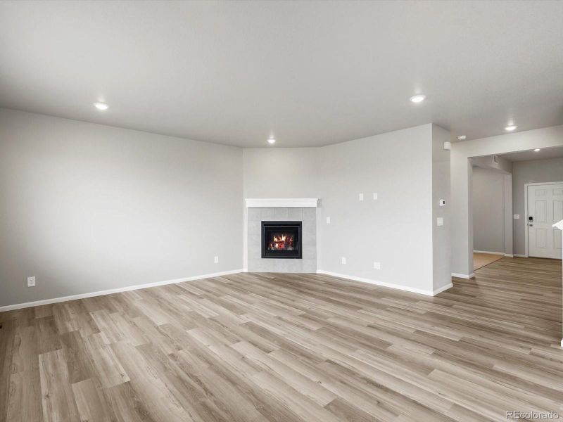 Spacious, unfurnished interior of a new home in Buffalo Highlands: The Canyon Collection, Commerce City (Image 16). Spacious, unfurnished interior of a new home in Buffalo Highlands: The Canyon Collection, Commerce City (Image 16).