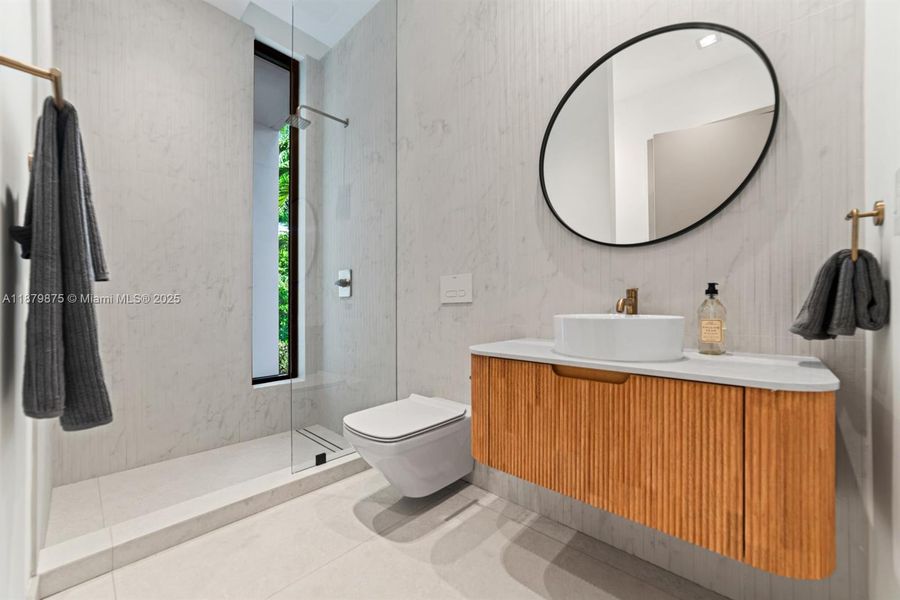 Furnished interior view inside a new home in , Miami Shores (Image 12).