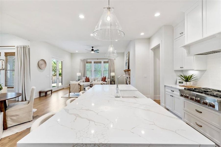 Furnished interior view inside a new home in , Buford (Image 19).