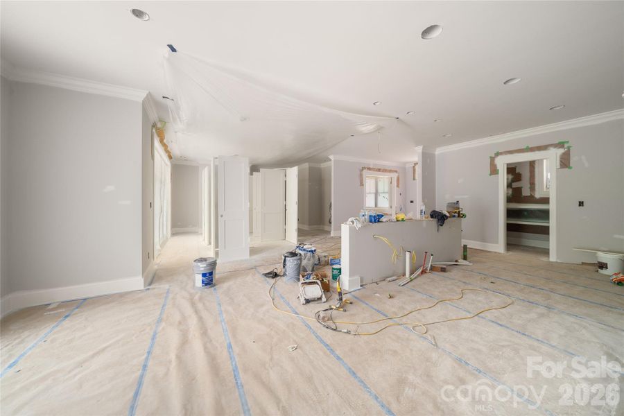 Kitchen & Living Room