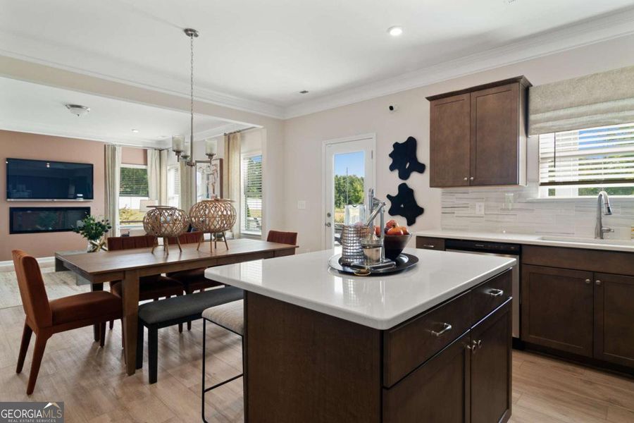 Furnished interior view inside a new home in Bryson Farms, Byron (Image 5). Furnished interior view inside a new home in Bryson Farms, Byron (Image 5).