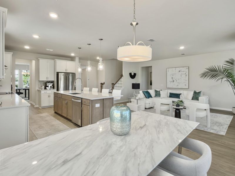 Furnished interior view inside a new home in The Groves of Berkeley, Moncks Corner (Image 41).