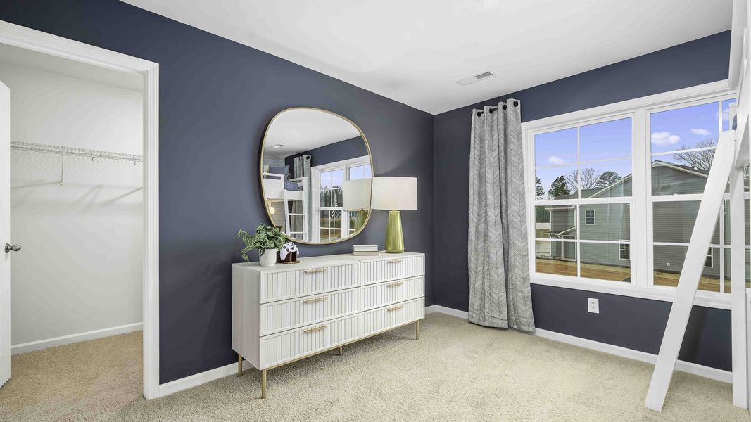 Furnished interior view inside a new home in The Meadows at Kinsley, Jamestown (Image 13). Furnished interior view inside a new home in The Meadows at Kinsley, Jamestown (Image 13).