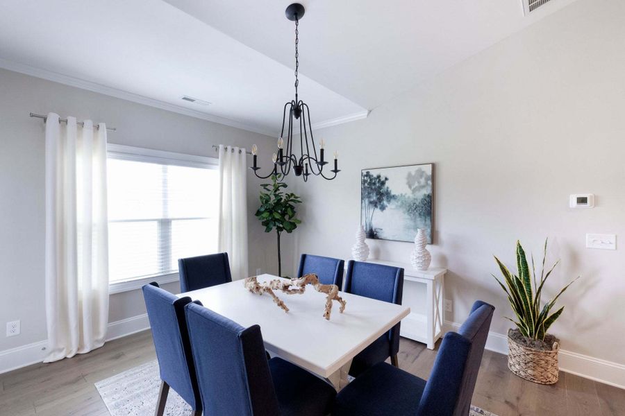 Representative furnished interior of a home built from the Carver by Caviness & Cates Communities in Maggie Way, Wendell (Image 111).