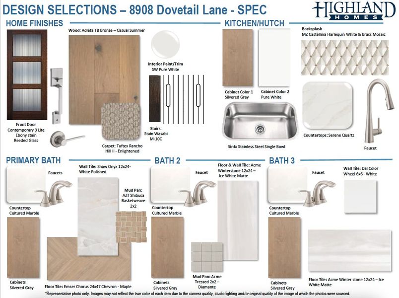 Sample of building materials used in homes in Landmark, Denton (Image 47). Sample of building materials used in homes in Landmark, Denton (Image 47).