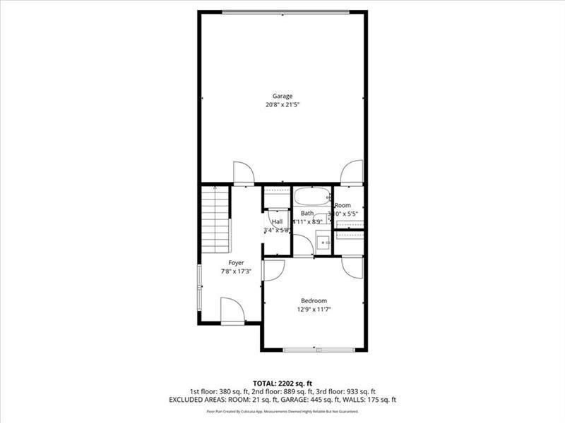 2D floor plan layout of this home in , Roswell, GA (Image 6).