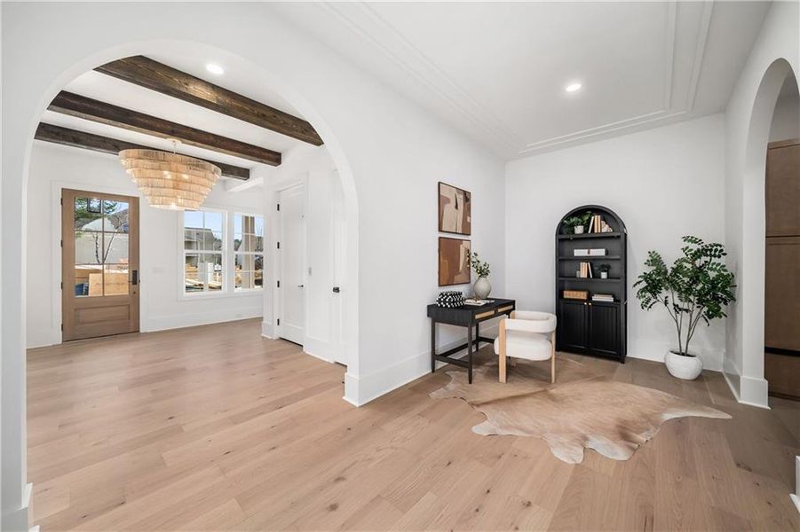 Furnished interior view inside a new home in , Milton (Image 16).