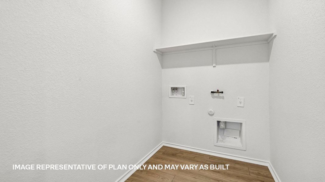 Representative unfurnished interior of a home built from the The Pierce by D.R. Horton in Briarwood, Elgin (Image 24).