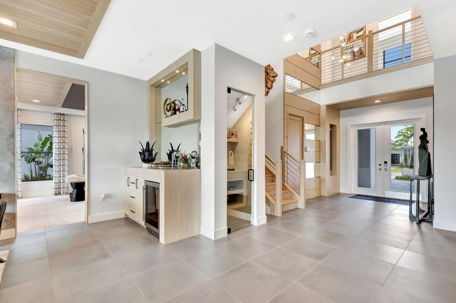 Furnished interior view inside a new home in Apex at Avenir, Palm Beach Gardens (Image 12).