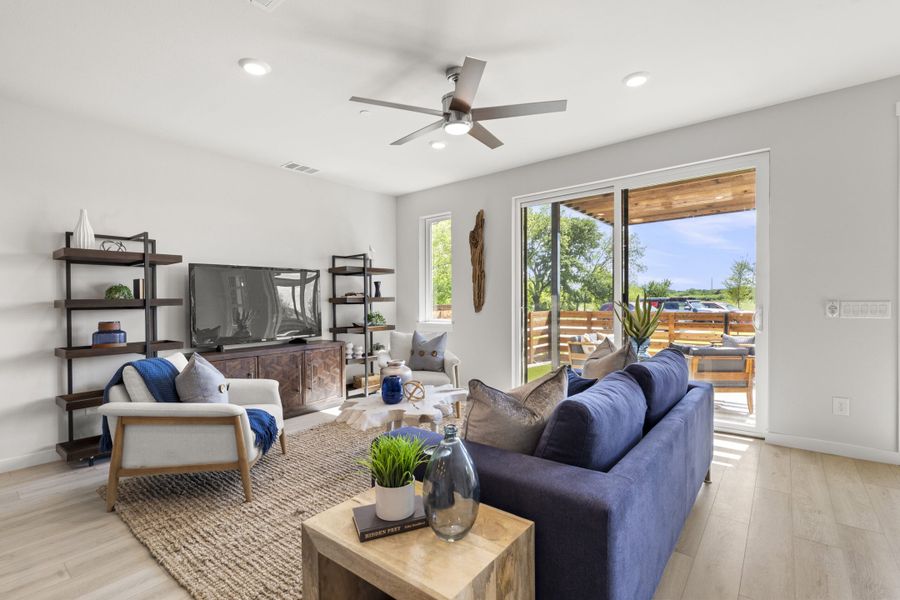 Furnished interior view inside a new home in Ten Mile Creek, Celina (Image 7).