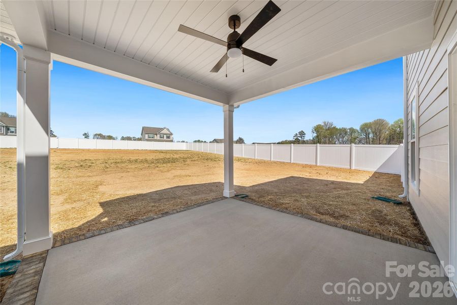 Exterior details and patio area of a home in , Stanfield (Image 20).