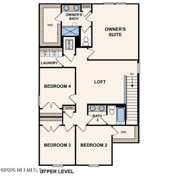 2D floor plan layout of this home in , Jacksonville, FL (Image 6). 2D floor plan layout of this home in , Jacksonville, FL (Image 6).