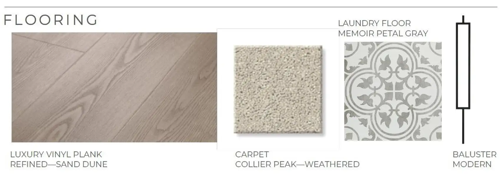 Sample of building materials used in homes in Tompkins Reserve, Katy (Image 5). Sample of building materials used in homes in Tompkins Reserve, Katy (Image 5).