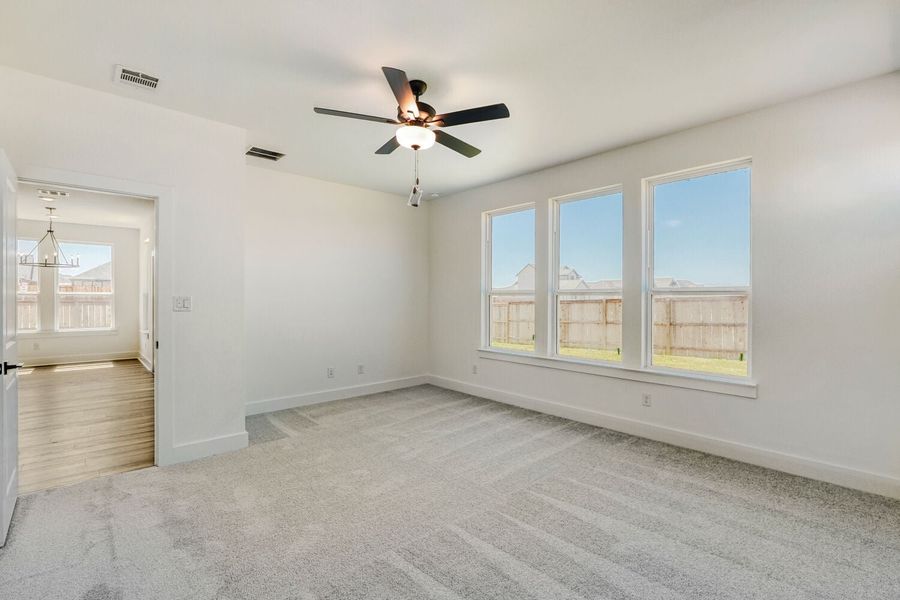 Spacious, unfurnished interior of a new home in Freedom at Anthem, Kyle (Image 14). Spacious, unfurnished interior of a new home in Freedom at Anthem, Kyle (Image 14).
