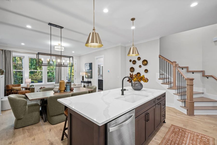 Representative furnished interior of a home built from the The Kennedy by JW Collection in Devin's Shire, Kennesaw (Image 14).