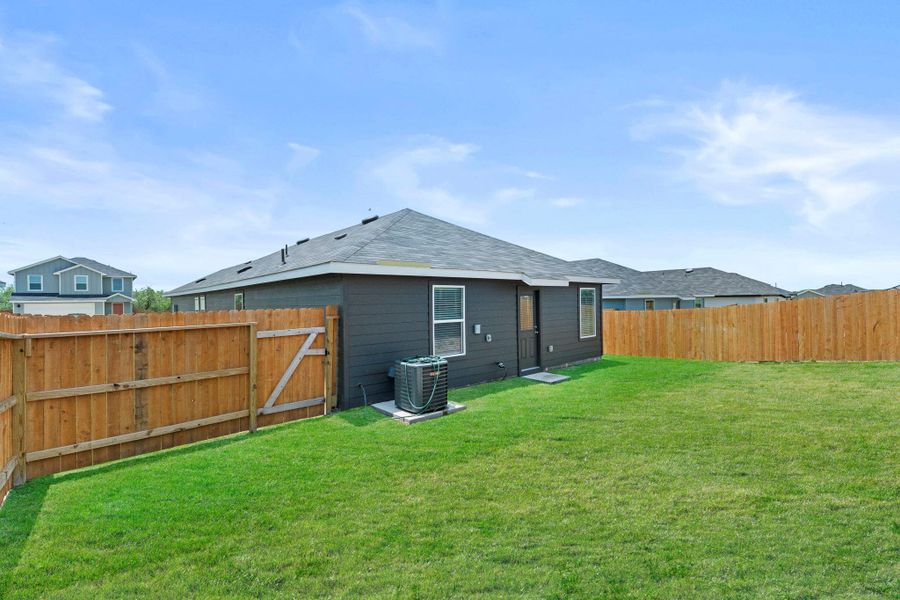 Exterior details and patio area of a home in Ladera, Luling (Image 3). Exterior details and patio area of a home in Ladera, Luling (Image 3).