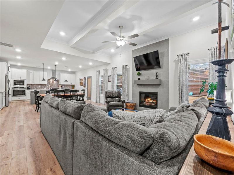 Furnished interior view inside a new home in , Hoschton (Image 35).