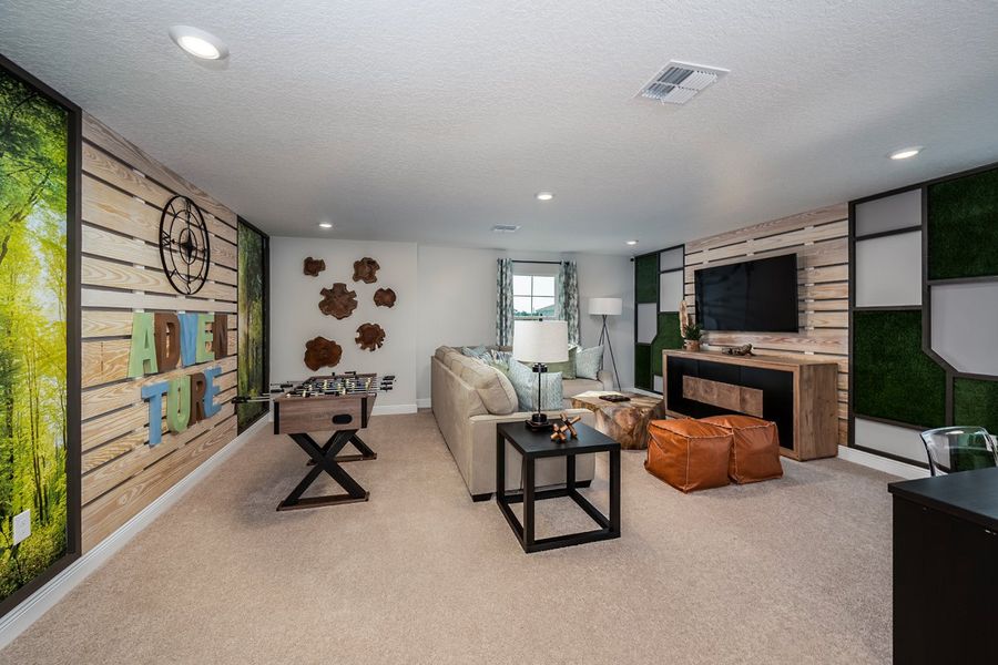 Representative furnished interior of a home built from the Coquina by Casa Fresca Homes in Mirada, San Antonio (Image 12).