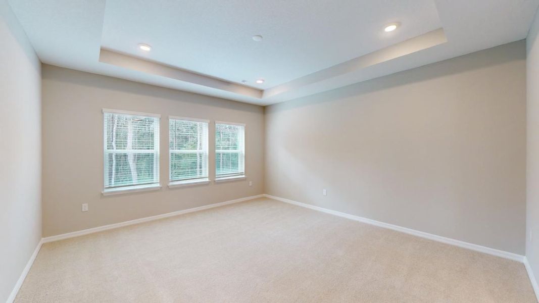 Spacious, unfurnished interior of a new home in Headwaters at Lofton Creek, Yulee (Image 16). Spacious, unfurnished interior of a new home in Headwaters at Lofton Creek, Yulee (Image 16).