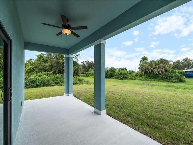Exterior details and patio area of a home in , North Port (Image 23).