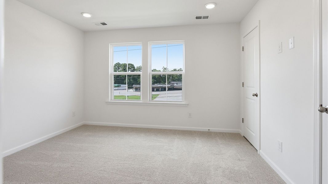 Furnished interior view inside a new home in Clear Springs Townhomes, North Charleston (Image 17). Furnished interior view inside a new home in Clear Springs Townhomes, North Charleston (Image 17).
