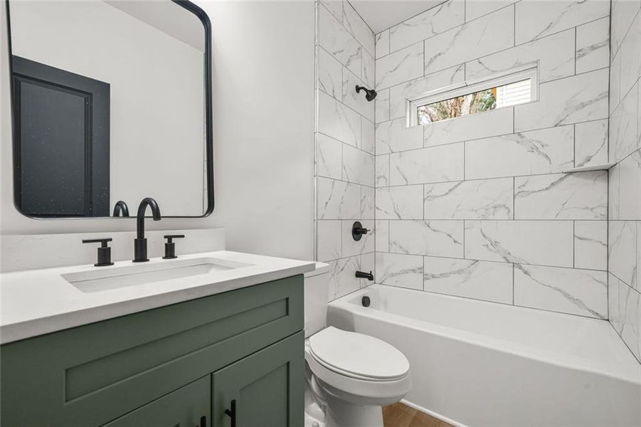 Furnished interior view inside a new home in , Atlanta (Image 31).