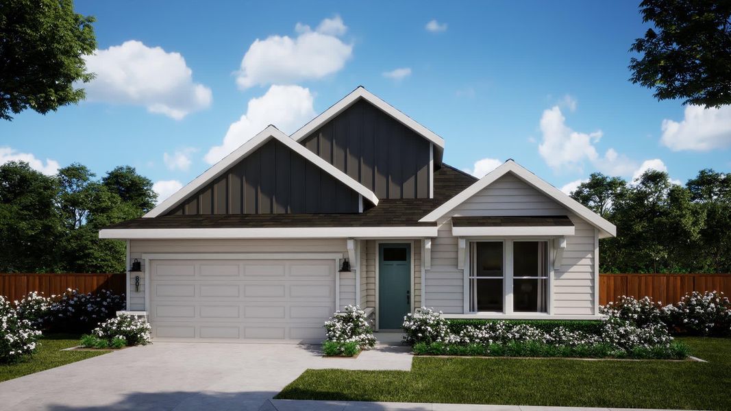 Elevation F | Monica | Sage Collection – Freedom at Anthem in Kyle, TX by Landsea Homes