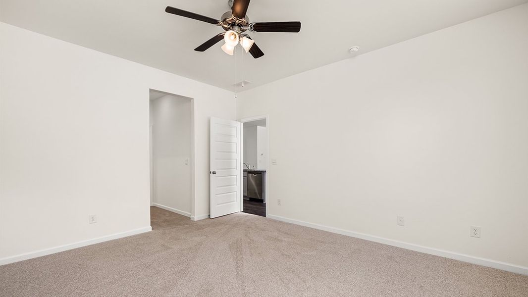 Representative unfurnished interior of a home built from the Aria by D.R. Horton in The Preserve at Agricultural Village, Perry (Image 14). Representative unfurnished interior of a home built from the Aria by D.R. Horton in The Preserve at Agricultural Village, Perry (Image 14).