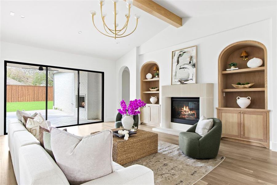 Furnished interior view inside a new home in , Dallas (Image 10).