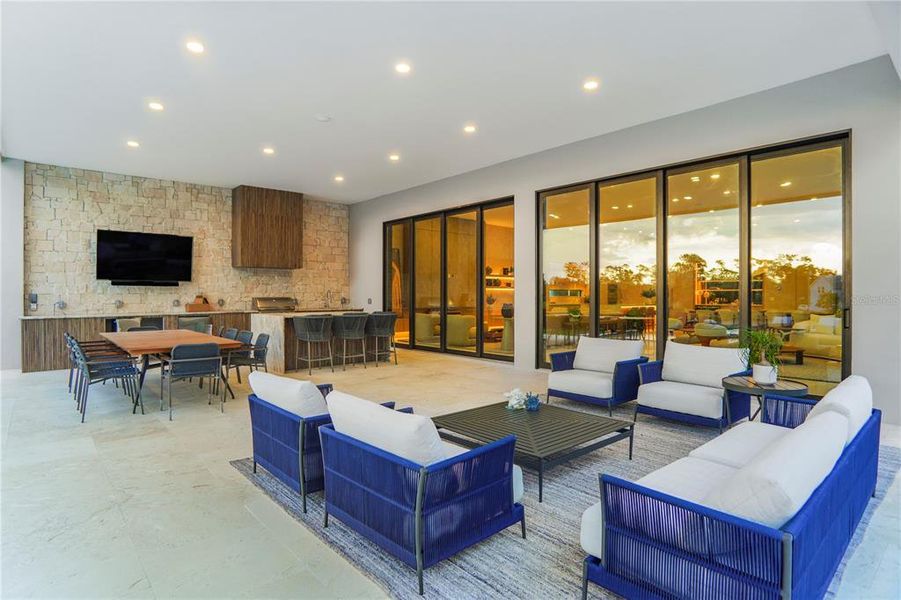 Furnished interior view inside a new home in , Windermere (Image 8).