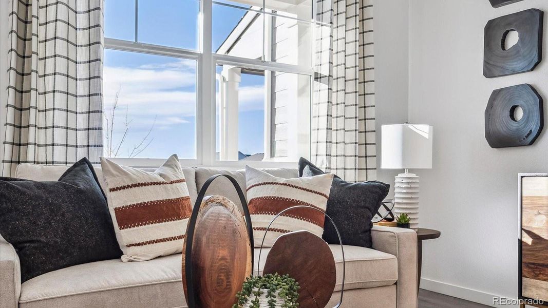 Furnished interior view inside a new home in Villas at Vantage, Berthoud (Image 5).