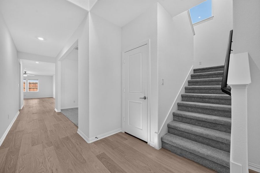 Spacious, unfurnished interior of a new home in Parks at Foster Crossing, Anna (Image 30). Spacious, unfurnished interior of a new home in Parks at Foster Crossing, Anna (Image 30).