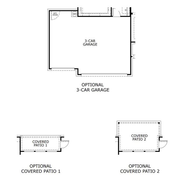 2D floor plan layout for the Concept 1660 by Landsea Homes in Chisholm Hills, Cleburne, TX (Image 3). 2D floor plan layout for the Concept 1660 by Landsea Homes in Chisholm Hills, Cleburne, TX (Image 3).