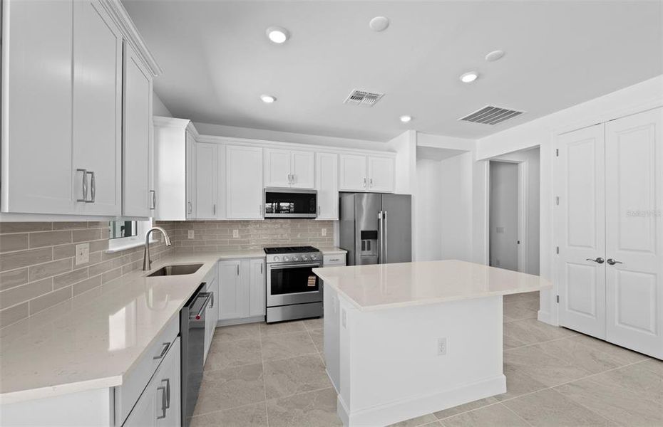 Furnished interior view inside a new home in Shores at Stillwater, Englewood (Image 13). Furnished interior view inside a new home in Shores at Stillwater, Englewood (Image 13).