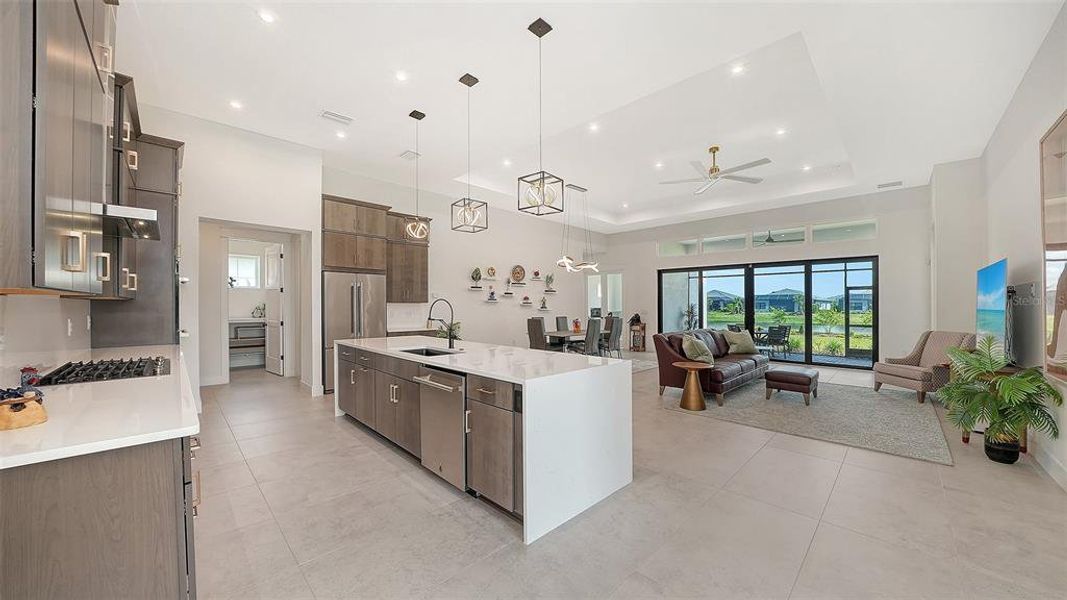 Furnished interior view inside a new home in , Sarasota (Image 52).
