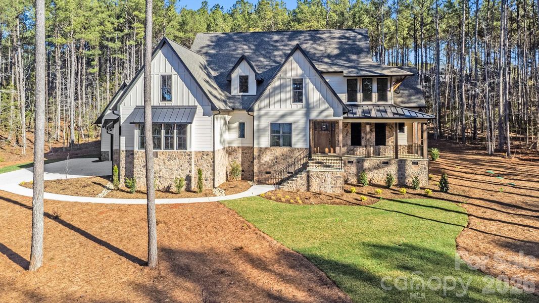 Front exterior of a new home in , Lancaster, SC, highlighting curb appeal (Image 31).