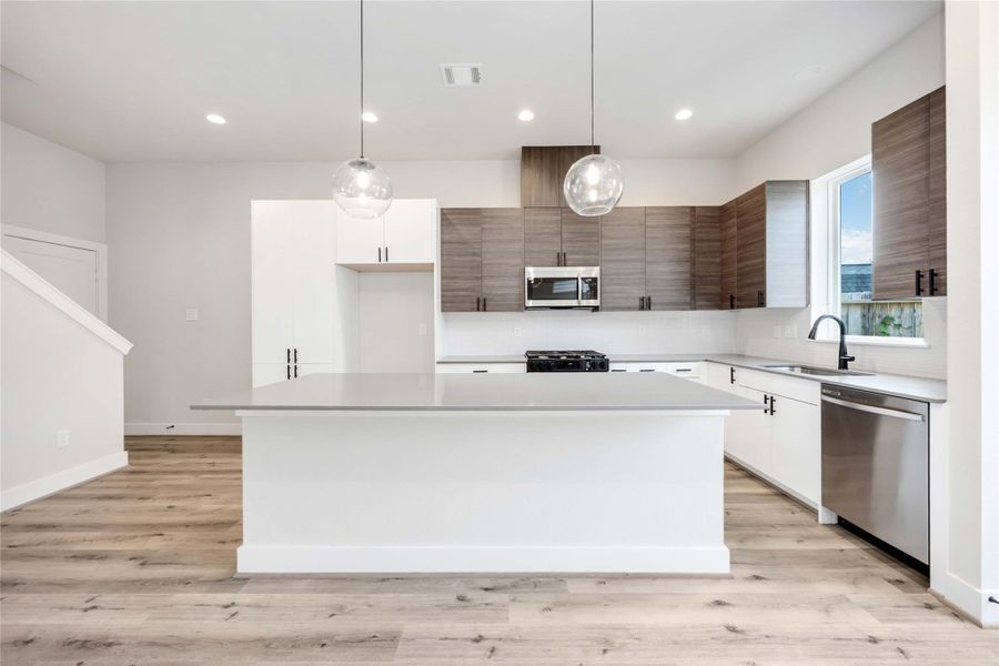 Furnished interior view inside a new home in , Houston (Image 8).