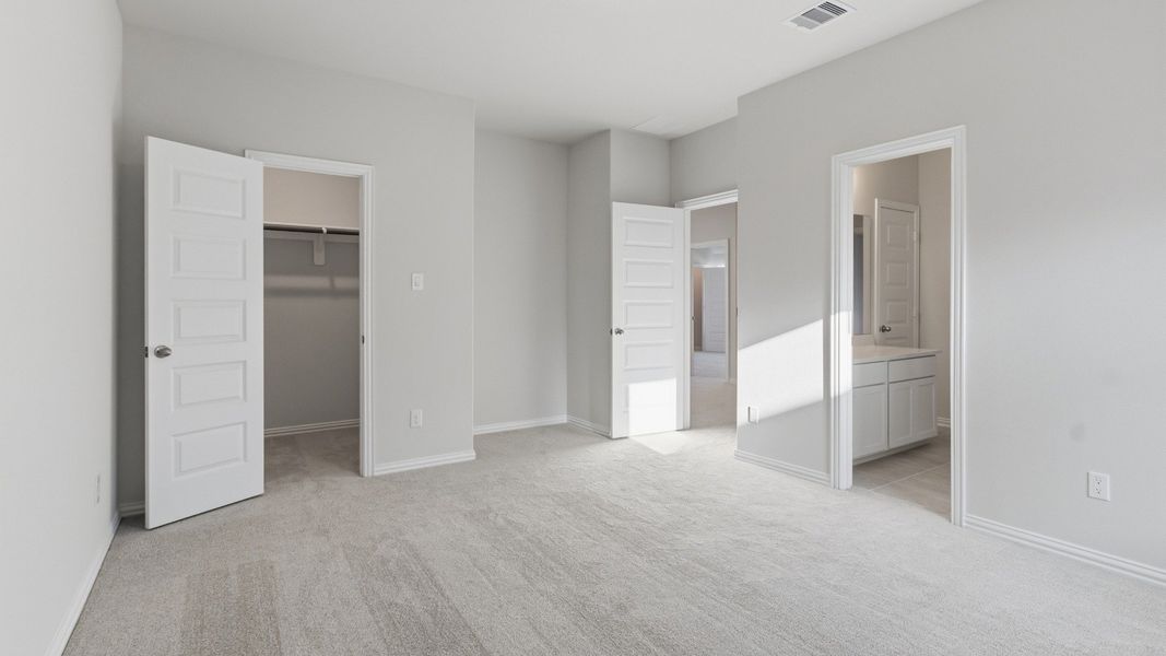 Furnished interior view inside a new home in The Woodlands Hills, Willis (Image 26).