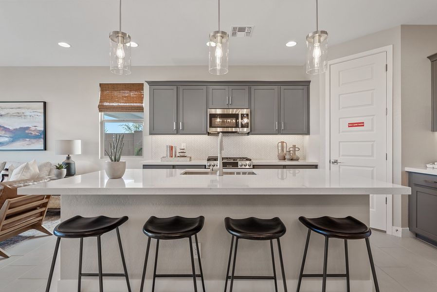 Furnished interior view inside a new home in Artisan at Asante, Surprise (Image 9).