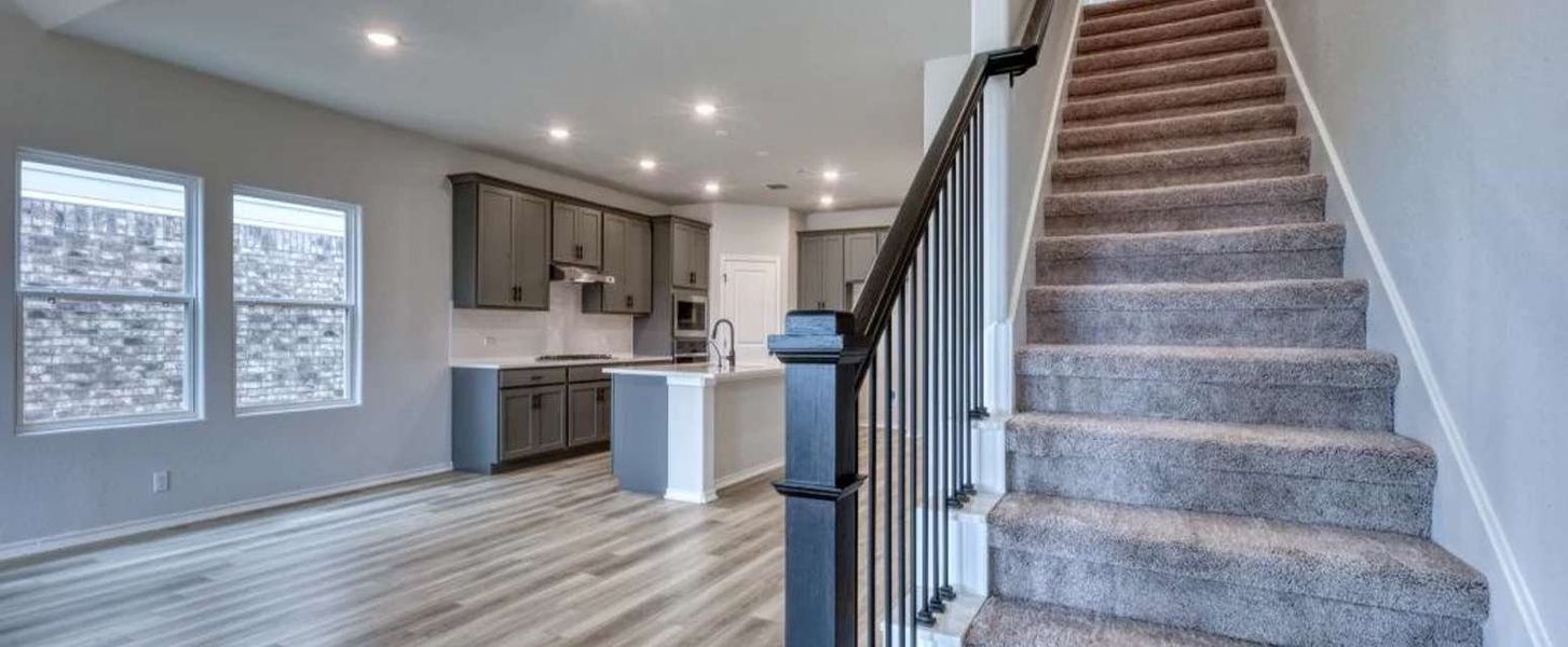 Representative furnished interior of a home built from the Yaupon by Ashton Woods in Arcadia Ridge, San Antonio (Image 3).