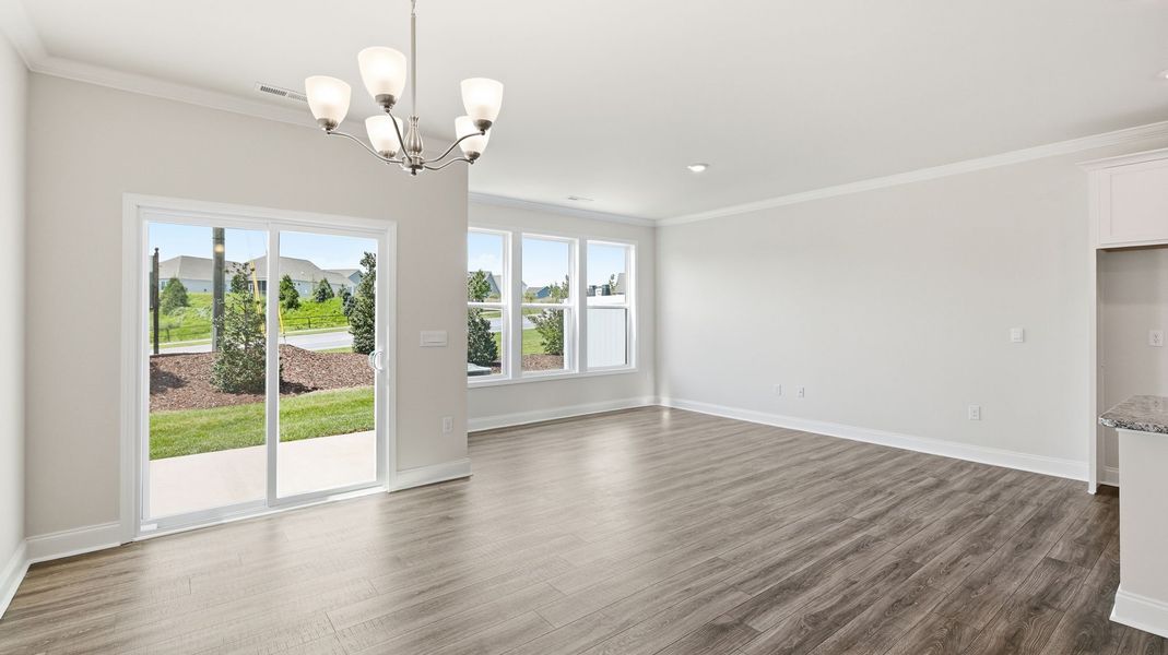 Spacious, unfurnished interior of a new home in Townes at Tap Root Farms, Fletcher (Image 19). Spacious, unfurnished interior of a new home in Townes at Tap Root Farms, Fletcher (Image 19).