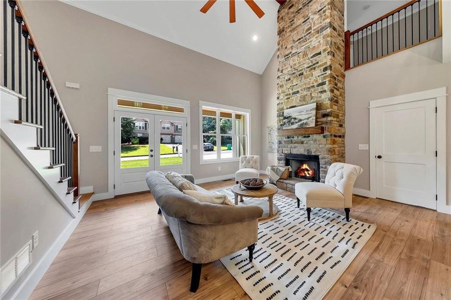 Furnished interior view inside a new home in , Jasper (Image 19). Furnished interior view inside a new home in , Jasper (Image 19).