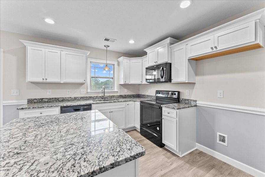 Representative furnished interior of a home built from the Startex by Enchanted Homes in Huckleberry Cove, Chesnee (Image 9). Representative furnished interior of a home built from the Startex by Enchanted Homes in Huckleberry Cove, Chesnee (Image 9).