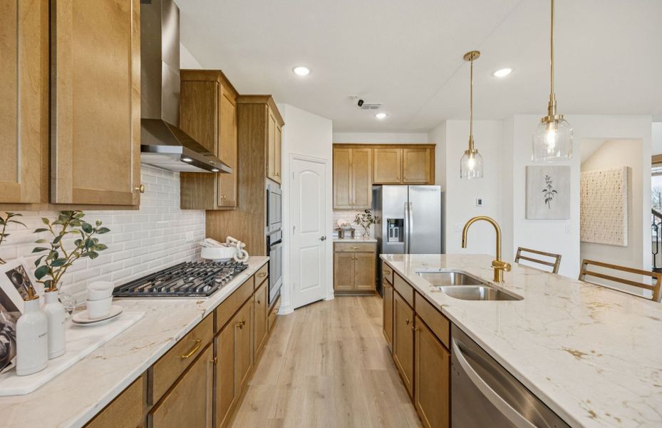 Representative furnished interior of a home built from the San Luis by Pulte Homes in Ribbonwood, Aubrey (Image 16).