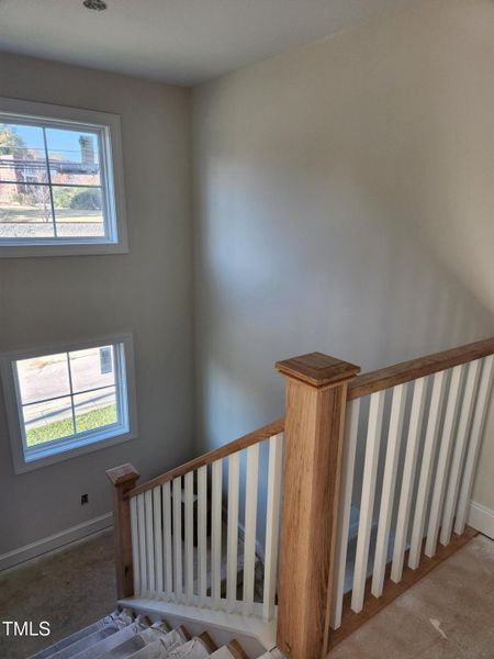 STAIRCASE VIEW FROM UPSTAIRS