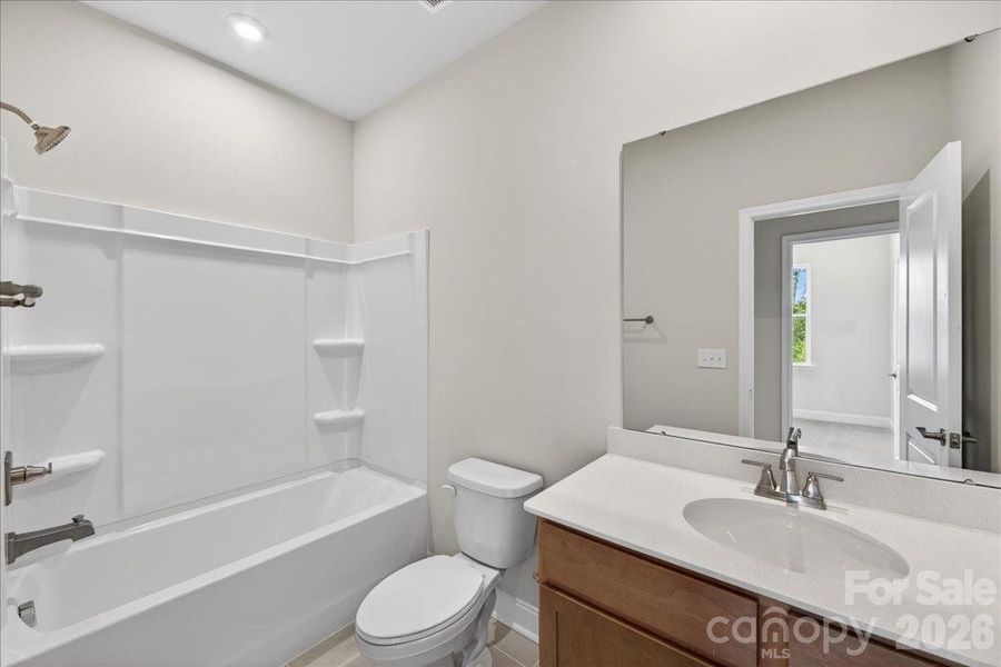 Secondary bathroom