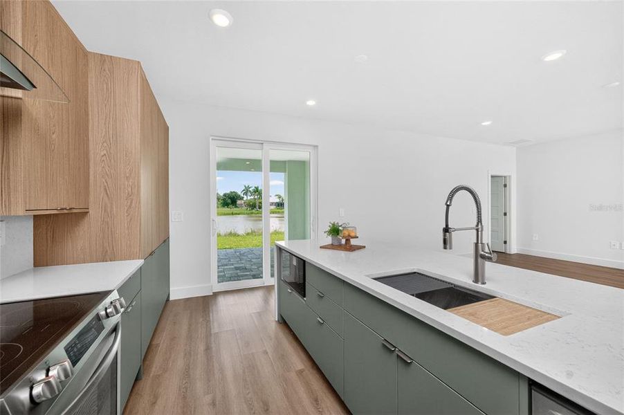 Furnished interior view inside a new home in , Rotonda West (Image 18).