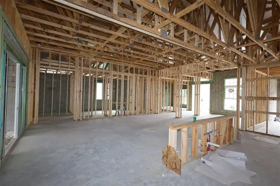 In-progress construction of a new home in Ravencliffe, Oviedo, FL (Image 5).