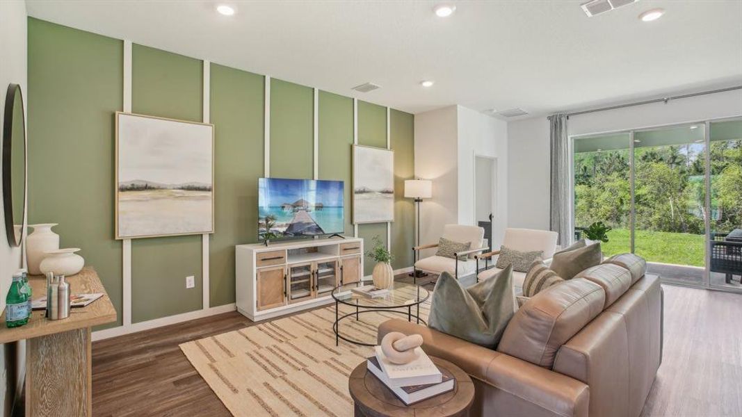 Furnished interior view inside a new home in , Wesley Chapel (Image 13).